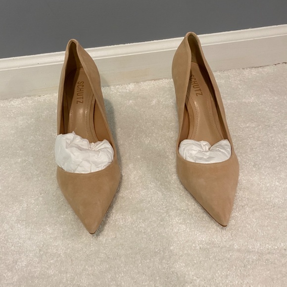 New - Honey Beige Schutz Heels size 9 - Picture 4 of 5